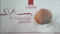 Mängden socker i 21 Marrons glacés