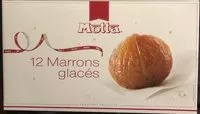 Mängden socker i 12 Marrons glacés