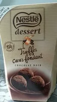 Mängden socker i NESTLE DESSERT Truffes au chocolat Noir 250g