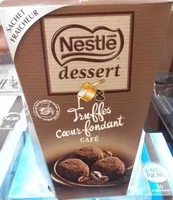 Mängden socker i Truffes coeur fondant café