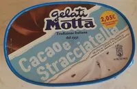 Mängden socker i Gelato Motta Gusto Cacao e Stracciatella