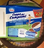 Mängden socker i Coppa dei campionj