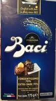 Mängden socker i Baci chocolat noir 70%