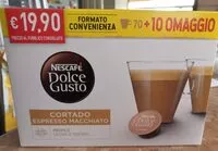 Mängden socker i Cortado espresso macchiato