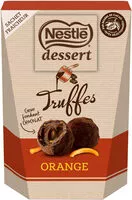 Mängden socker i NESTLE DESSERT Truffes orange 250g