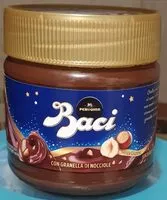 Mängden socker i Crema spalmabile baci perugina