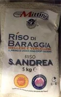 Mängden socker i Riso di Baraggia
