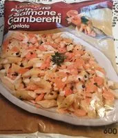 Mängden socker i Penne al salmone e gamberetti surgelati