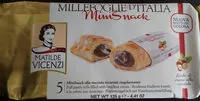 Mängden socker i Millefoglie d'italia minisnack nocciola