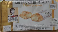 Mängden socker i Millefoglie d'Italia