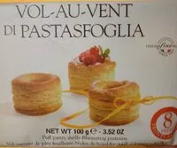 Mängden socker i Vol au vent di pastasfoglia