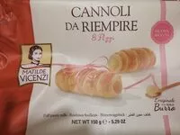 Mängden socker i Cannoli da riempire