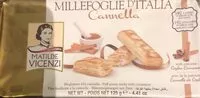 Mängden socker i Millefoglie D italia cannella