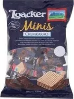 Mängden socker i Loacker Minis Cremkakao 200G