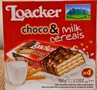 Mängden socker i Choco & Milk Cereal - Loacker