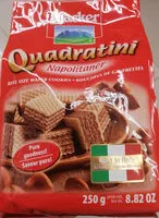 Mängden socker i Loacker Wafers Quadratini Napolitaner