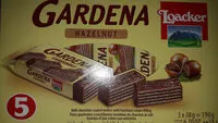 Mängden socker i Gardena hazelnut