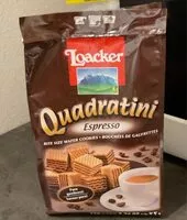 Mängden socker i Quadratini espresso