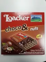 Mängden socker i Choco & Nuts 25GX4