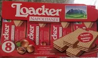 Mängden socker i Loacker 8 PZ Napolitaner