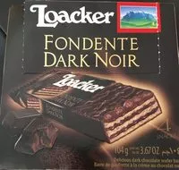 Mängden socker i Loacker Fondente Dark Noir