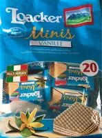 Mängden socker i Mini gaufrettes vanille