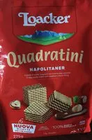 Mängden socker i Quadratini Napolitaner