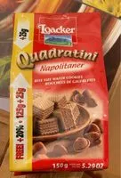 Mängden socker i Quadratini Napolitaner