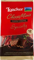 Mängden socker i Choco minis specialty dark creme