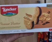 Mängden socker i Biscuits peanut butter