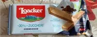 Mängden socker i Wafer con crema al cacao