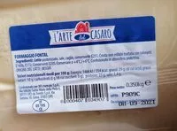 Mängden socker i Formaggio Fontail