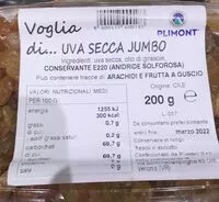 Mängden socker i Uva secca jumbo