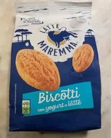Mängden socker i Biscotti con yogurt e latte