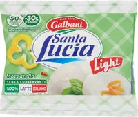 Mängden socker i Santa lucia light mozzarella