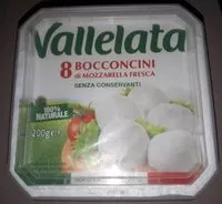 Mängden socker i Bocconcini di mozzarella fresca