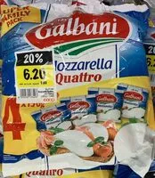 Mängden socker i Mozzarella quattro