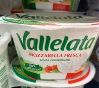 Mängden socker i Mozzarella fresca
