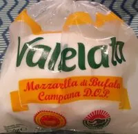 Mängden socker i Mozzarella di bufala campana D.O.P.