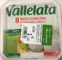 Mängden socker i Vallelata