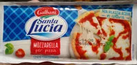 Mängden socker i Mozzarella per pizza