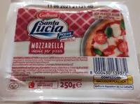 Mängden socker i Mozzarella senza lattosio