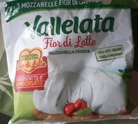 Mängden socker i Mozzarella fior di latte Vallelata