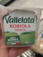 Mängden socker i Robiola fresca