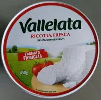 Mängden socker i Ricotta fresca