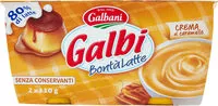 Mängden socker i Galbi bontàlatte crema al caramello