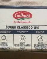 Mängden socker i Burro classico professionale
