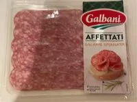 Mängden socker i Affettati salame spianata