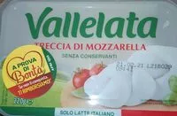 Mängden socker i Treccia di mozzarella