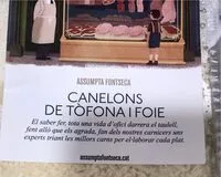 Mängden socker i Canelons de tofona i foie